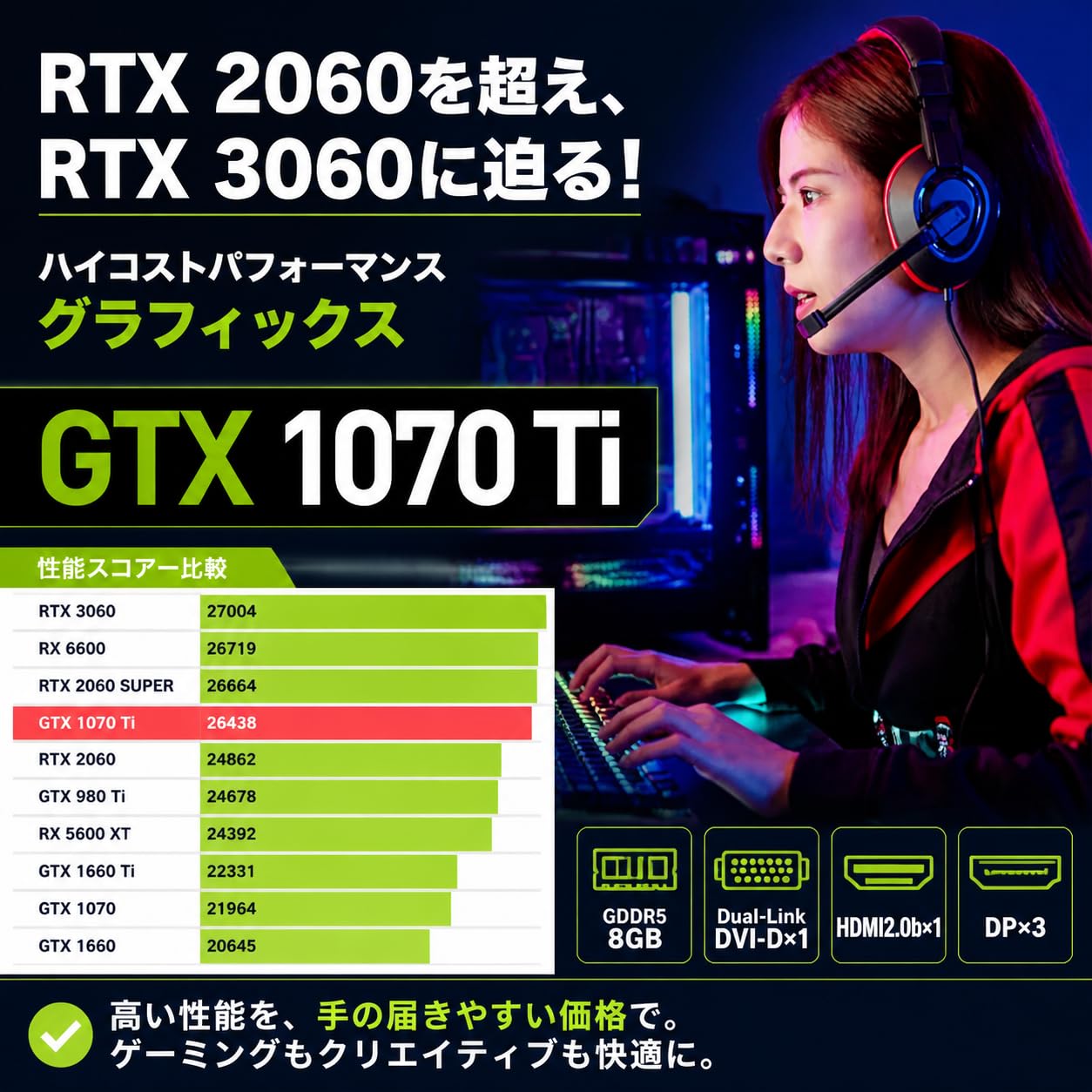 Amazon.co.jp: 【整備済み品】GALLERIA ゲーミングPC デスクトップ